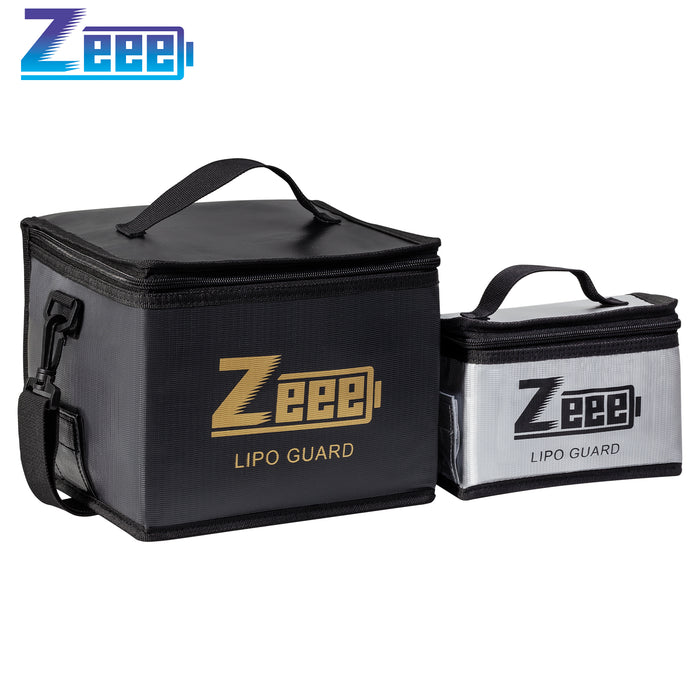 Zeee Fireproof Battery Safe Bag Lipo Battery Storage Guard Safe Pouch for Charge and Storage (2 Pack)