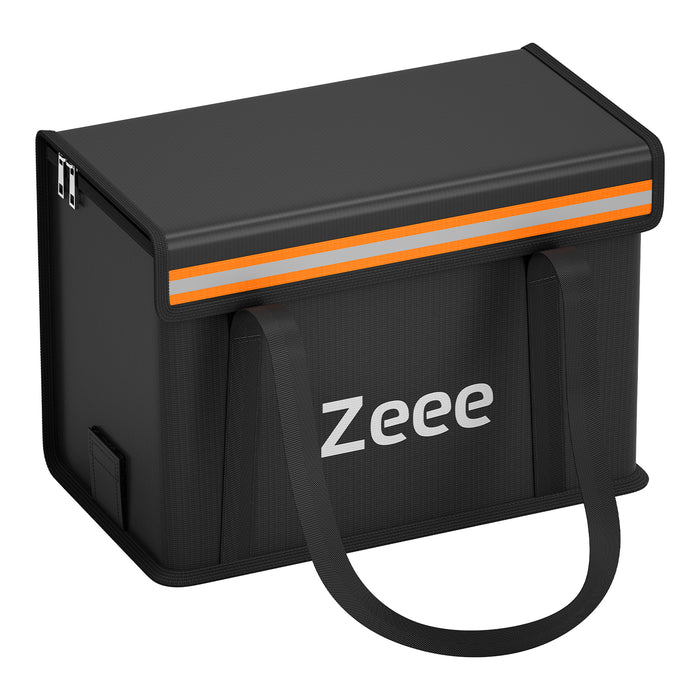 Zeee Lipo Battery Bag Fireproof Explosionproof Safe Bag Extra Large Capacity Lipo Battery Storage Guard Safe Pouch for Charge & Storage(14.17 * 7.87 * 9.84in) - Large Size