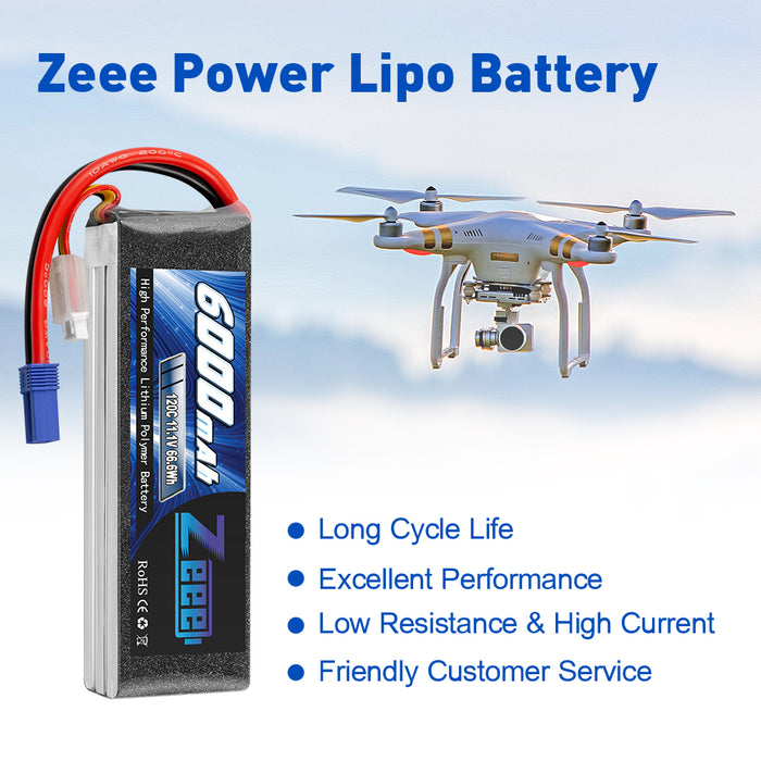 2X Zeee 3S 11,1V 120C 5500mAh LiPo Akku Batterie Hardcase EC5 für RC Auto Boot 2X Zeee 3S 11,1V 120C 5500mAh LiPo Akku Batterie Hardcase EC5 für RC Auto Boot