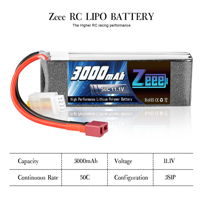 Zeee 3S Lipo Battery 11.1V 50C 5200mAh: De Perfecte Keuze voor je RC Modellen Nederland Zeee 3S Lipo Battery 11.1V 50C 5200mAh: De Perfecte Keuze voor je RC Modellen Nederland